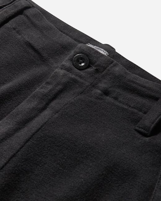 C P Company Black Men S Moleskin Cargo Pants for men