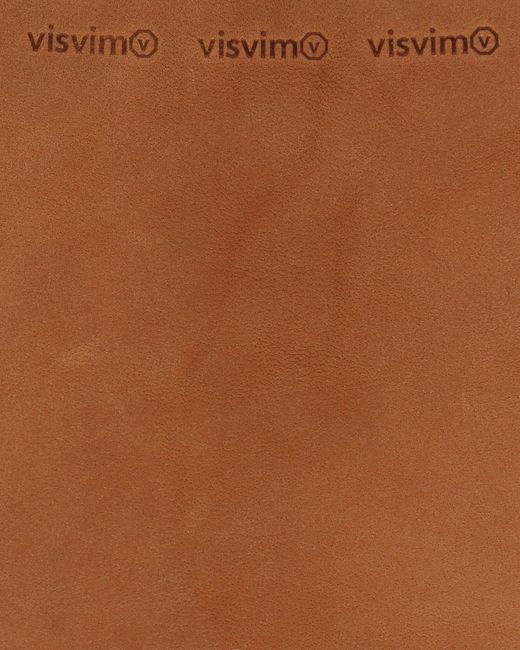 Visvim Brown Leather Wallet Camel for men