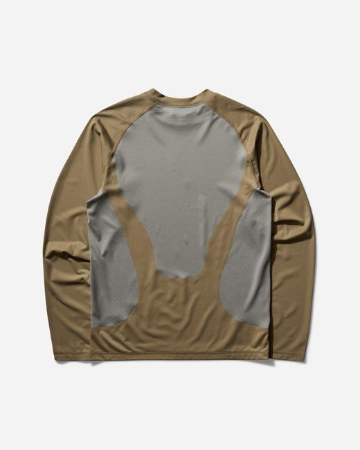 Satisfy Green Men S Auralite Tech Longsleeve T-shirt Army for men