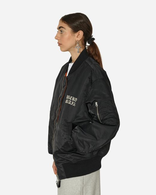 Wacko Maria Black Ma-1 Flight Jacket (Type-2)