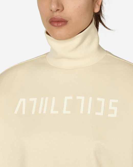Adidas Natural Fear Of God Athletics Tricot Mock Neck Sweatshirt Pale