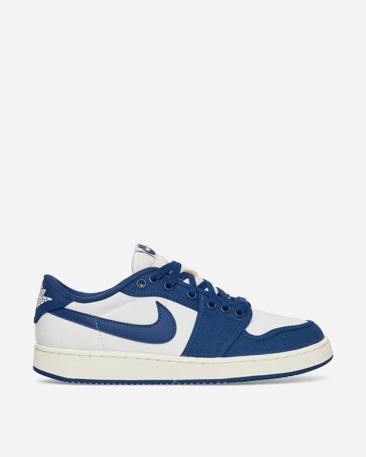 Nike Ajko 1 Low Sneakers White / Dark Royal Blue for men