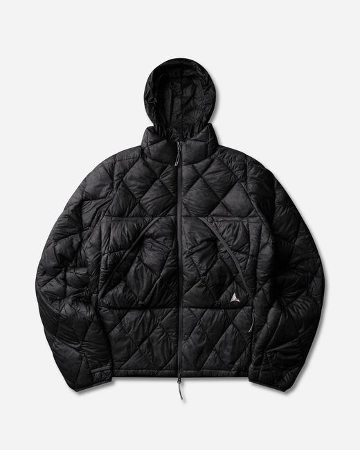 Roa Black Nuna 800 Fill Power Hooded Down Jacket for men