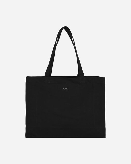 A.P.C. Black Jjjjound Hotel Tote Bag for men