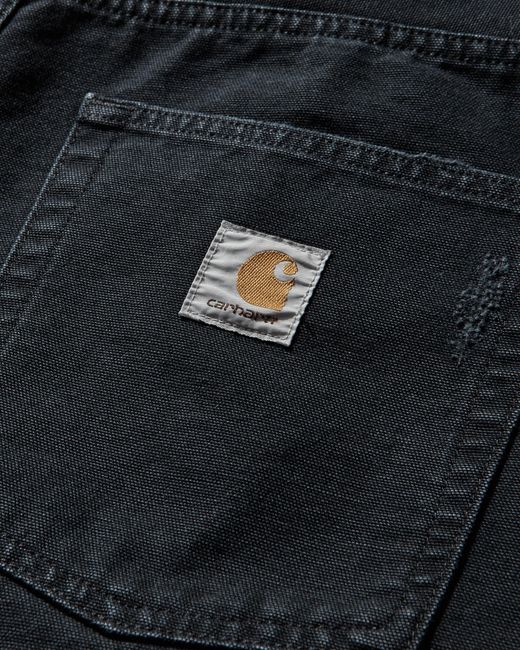 Carhartt Black Brandon Pants (Grind Washed) for men