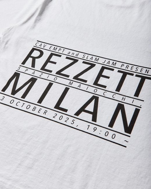 Cav Empt Gray Rezzett T-shirt White for men