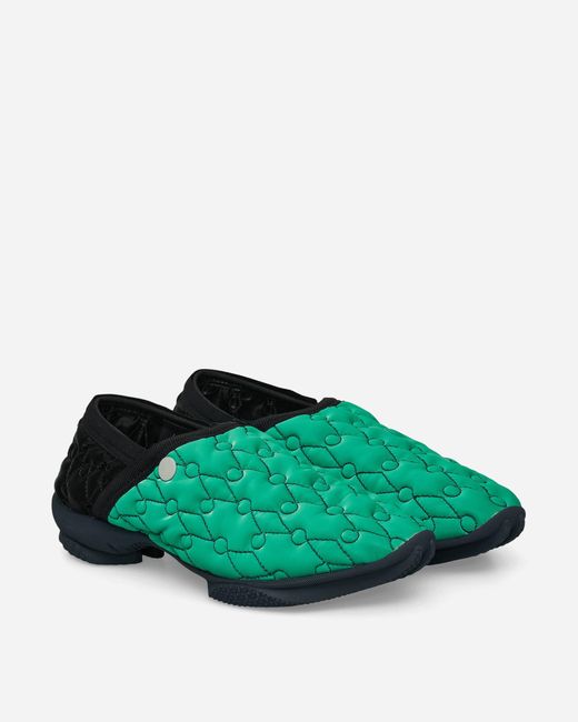 Kiko Kostadinov Green Men S Solix Slippers Chlorophyll / Ink Black for men