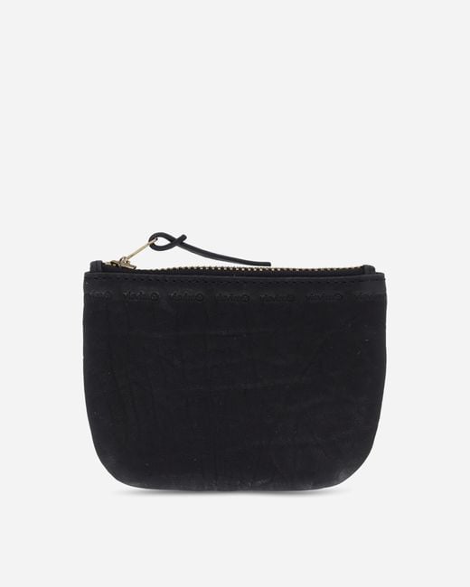 Visvim Black Leather Wallet for men