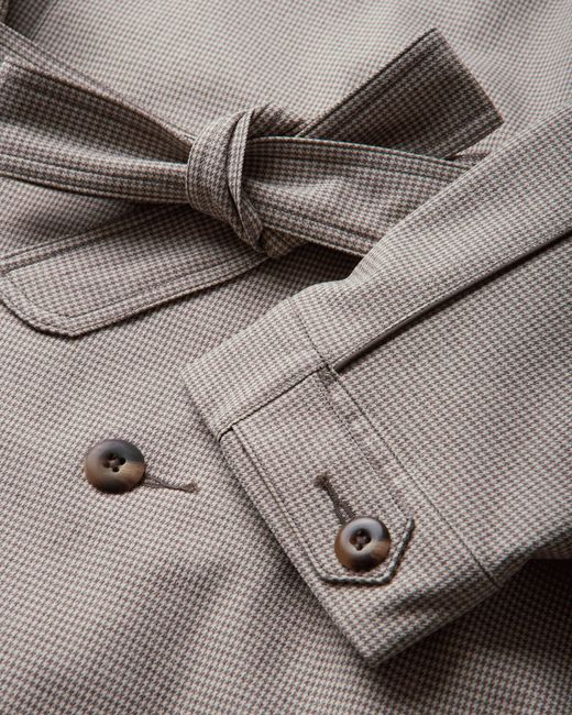 Nike Gray Club Rules Trench Coat Mink for men