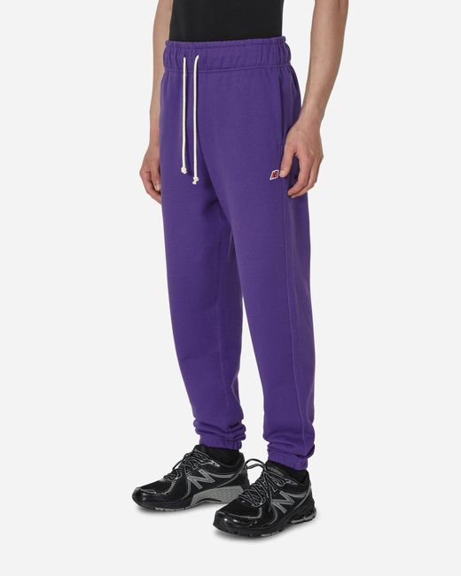 New Balance Purple Made In Usa Core Sweatpant for men