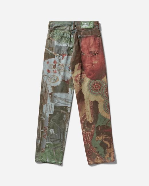 Levi's White Men S Denim Tears Photo Jeans for men