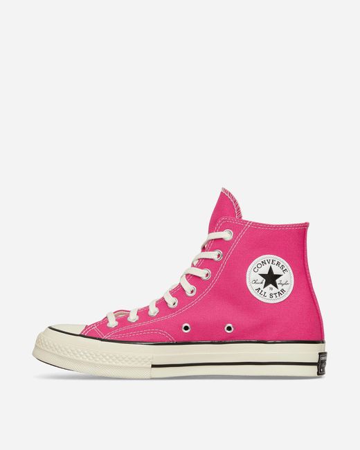 Converse Pink Chuck 70 Hi Vintage Canvas Sneakers Lucky for men