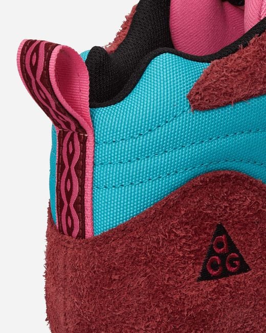 Nike Red Acg Torre Mid Waterproof Sneakers Team / Dusty Cactus / Sail / Pinksicle for men