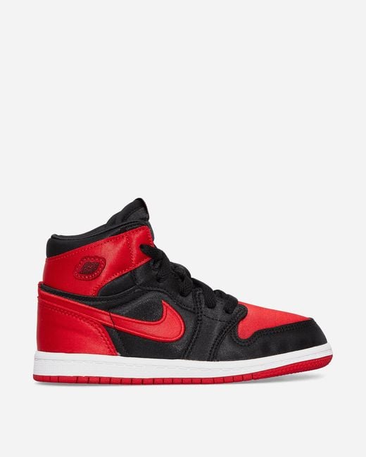 nike red black high tops