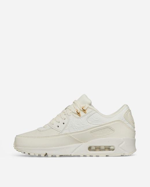 Nike White Slawn Air Max 90 Sneakers Sail for men