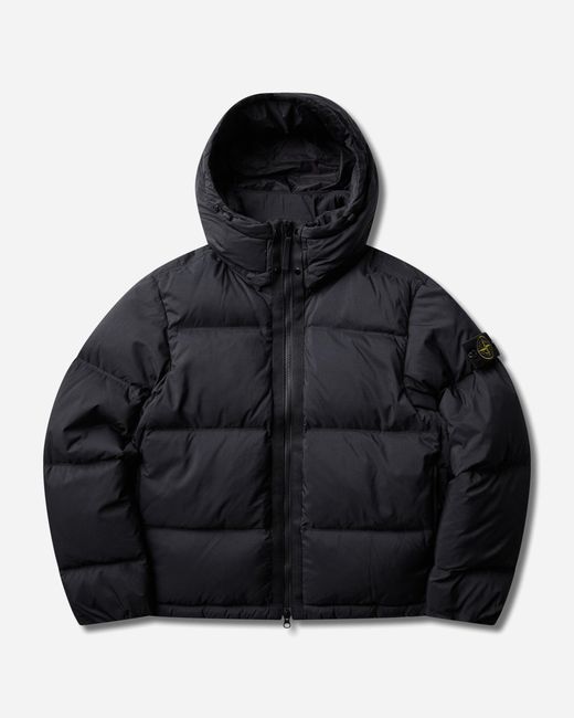 Stone Island Black S Matt Ripstop Cordura Down Jacket for men
