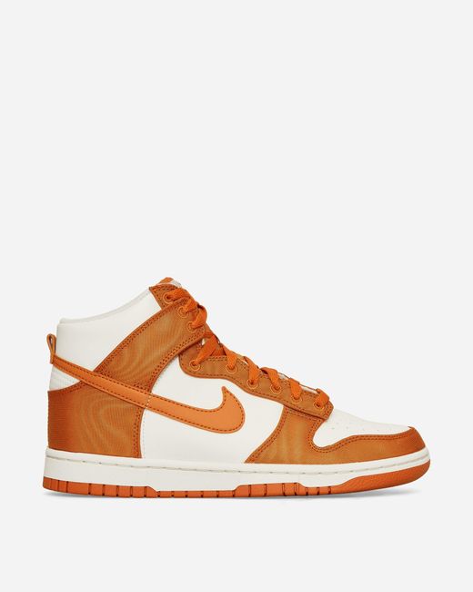 Nike Orange Dunk Hi Retro Se Sneakers Monarch for men