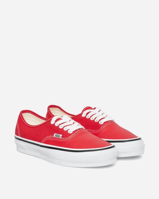 Vans Red Authentic 44 Siped Vibram Sneakers Racing for men
