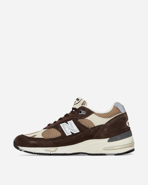 New Balance Brown Made In Uk 991v1 Finale Sneakers Delicioso for men