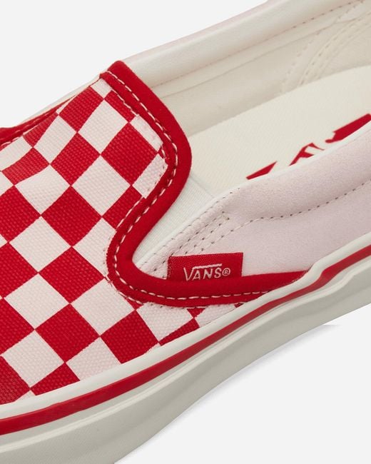 Vans Red Classic Slip-on Reissue 98 Sneakers Racing for men