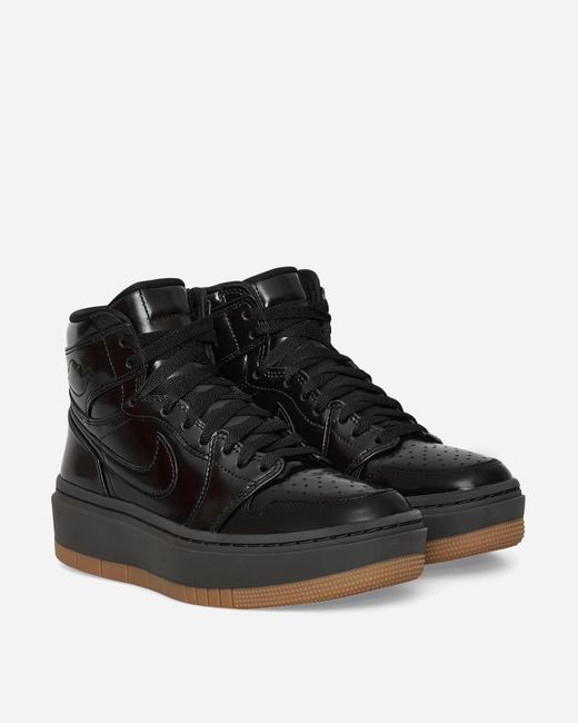 Nike Black Wmns Air Jordan 1 Elevate High Se Sneakers / Medium Ash for men
