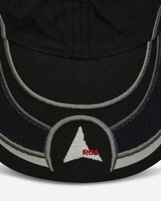 Roa Black Pursuit 6-panel Cap for men