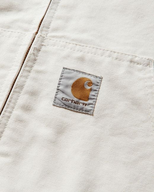 Carhartt Natural Og Active Jacket Wax (Rinsed) for men