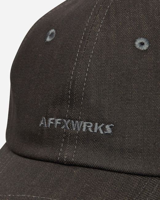 AFFXWRKS Black Logo Cap for men