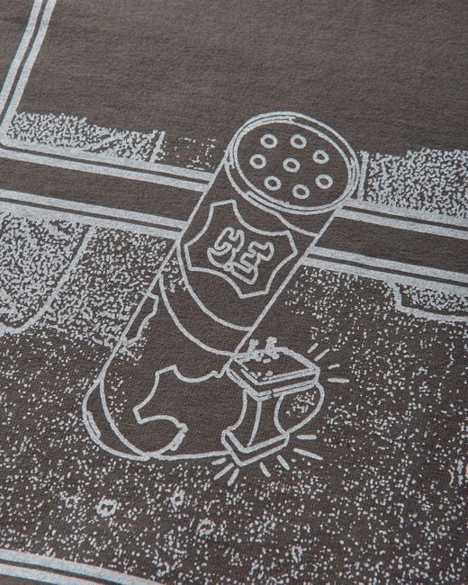 Cav Empt Gray Md Clean Room Light Big Crewneck Sweatshirt Charcoal for men