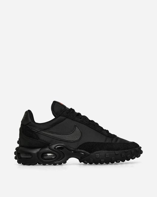 Nike Black Air Max Waffle Sneakers Anthracite for men