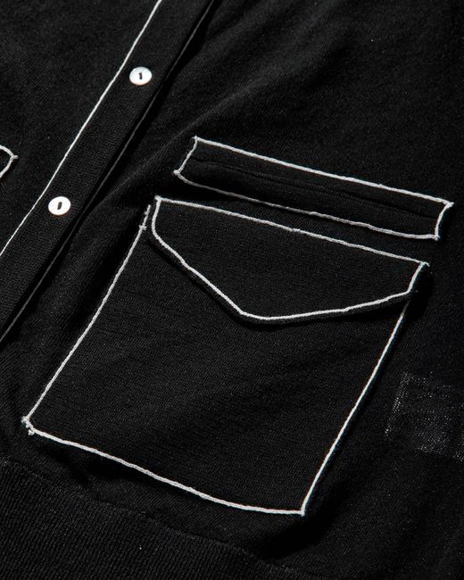 Kiko Kostadinov Black S Kreiner Knit Cardigan