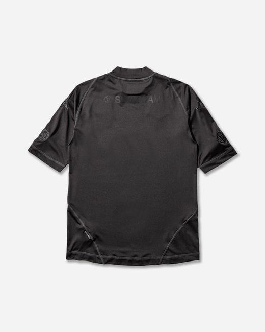 Kappa Black Kombat Xxv Slam Jam Active Jersey Smoke Charcoal for men
