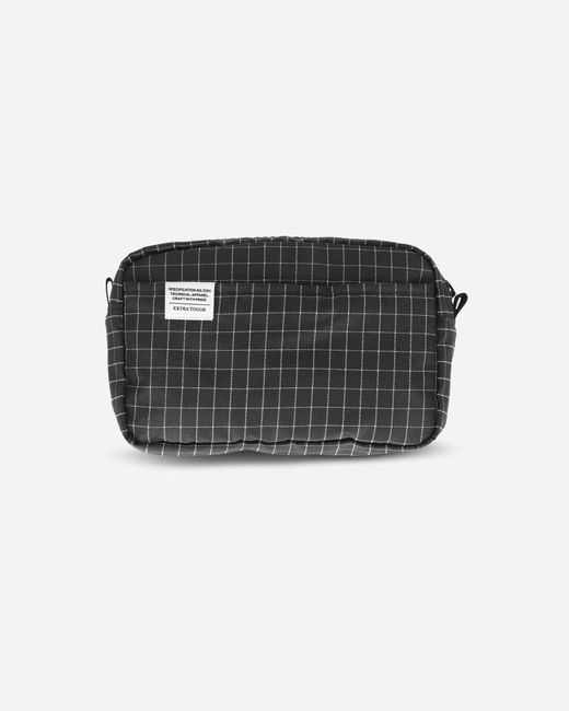 Neighborhood Black Reflective Pouch for men