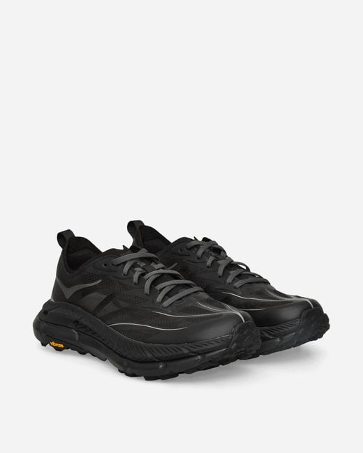 Hoka One One Black Mafate Speed 4 Lite Sneakers / Outer Orbit for men