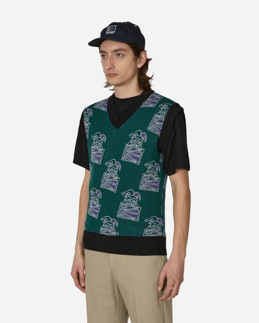Rassvet (PACCBET) Green Clown Gilet for men