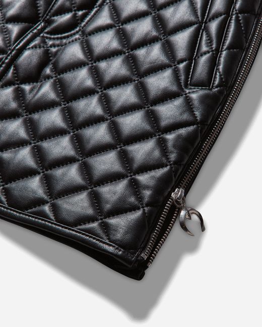 THUG CLUB Black Women S Angels Quilted Short Skirt