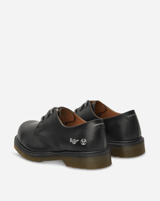 Dr. Martens Black Slam Jam 1461 Outlier Steel Toe Shoes for men