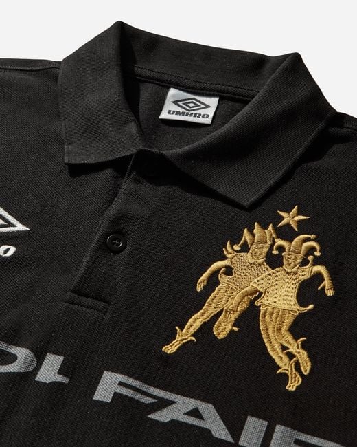 Umbro Black 001% Fair Polo for men