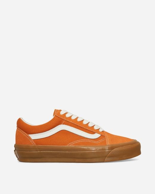 Vans Orange Premium Old Skool Gum Sneakers Marmalade for men
