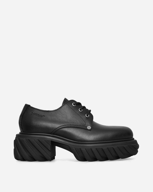 Off-White c/o Virgil Abloh Black Exploration Derby Shoes for men
