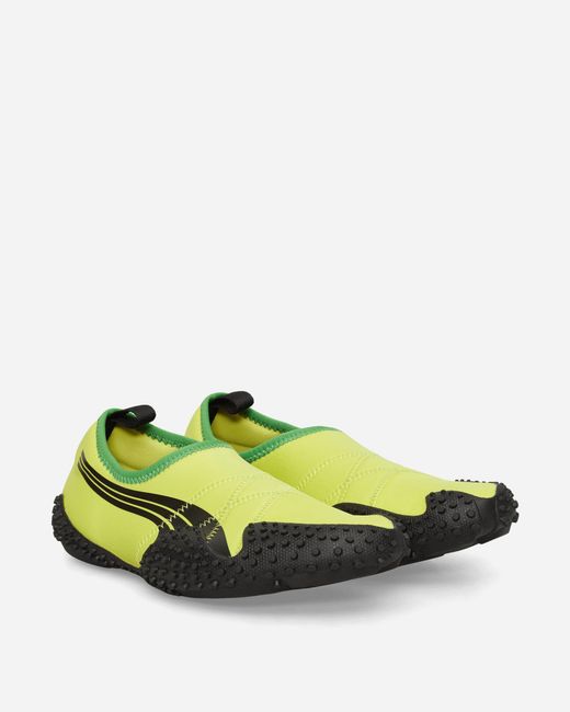 PUMA Green Mostro Flex Sneakers Lime Sheen / Black for men