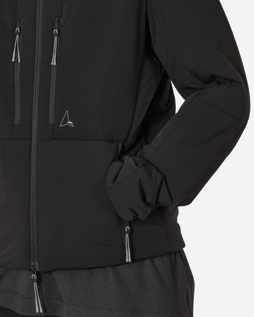 Roa Black Synthetic Stretch Jacket