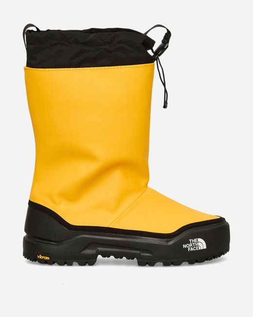 The North Face Yellow Base Camp 200 Waterproof Boots Summit Gold / Black for men