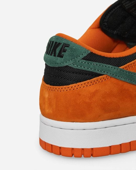 Nike Orange Dunk Low Sneakers Ceramic for men