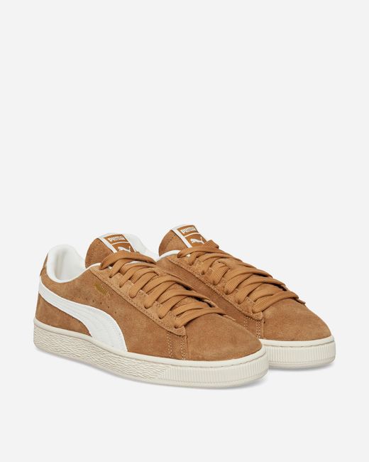 PUMA Brown Suede Charles F. Stead V Sneakers Honey Butter for men