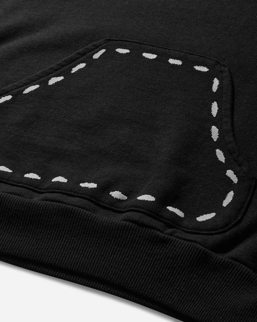 Kapital Black S Swt Knit Marionette Hoodie for men