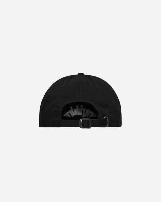 Anything Black Curved Logo Dad Hat for men