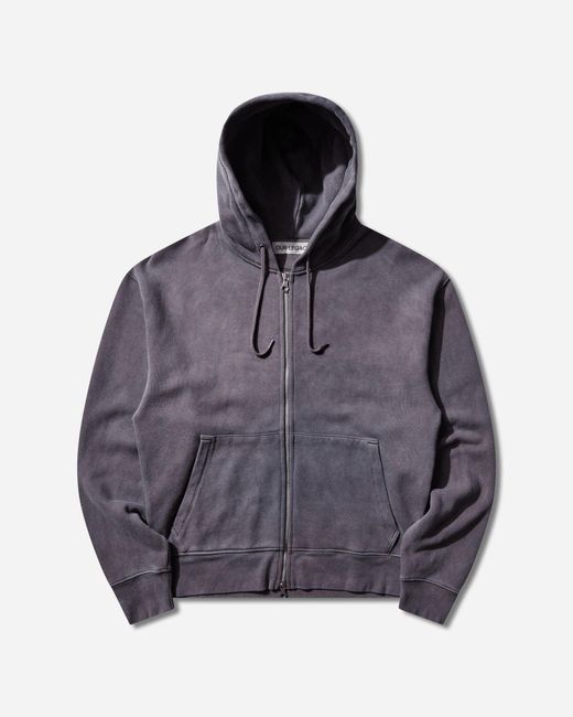 Our Legacy Gray S Rascal Zip Hoodie Antique Amethyst for men