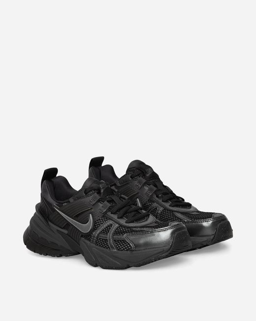 Nike Black Wmns V2K Run Sneakers / Dark Smoke