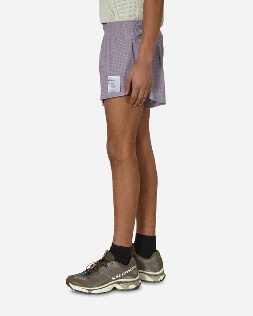 Satisfy Purple Space-o 2.5 Shorts Lavender Grey for men